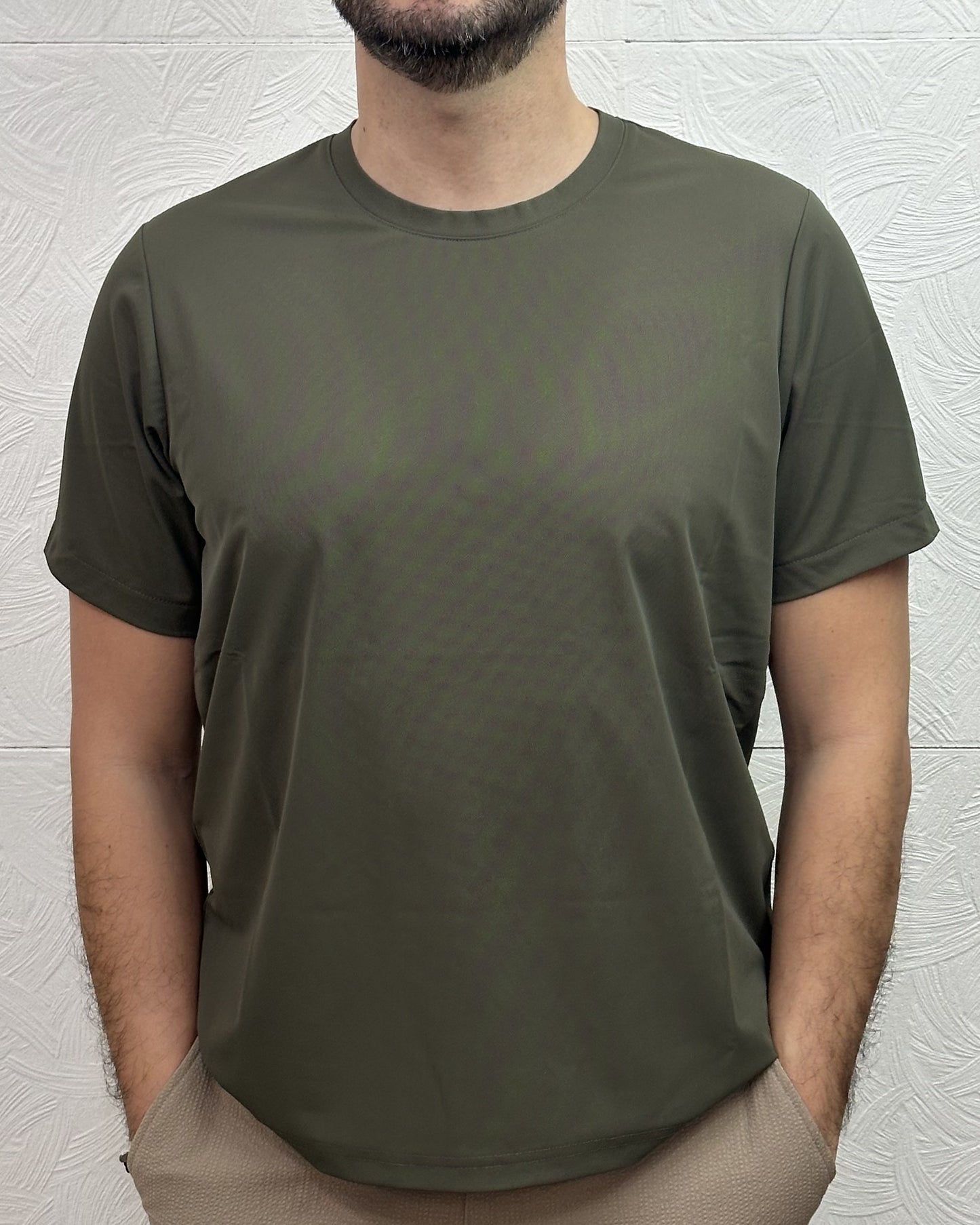 T-SHIRT M.CORTA TE300H OLIVA