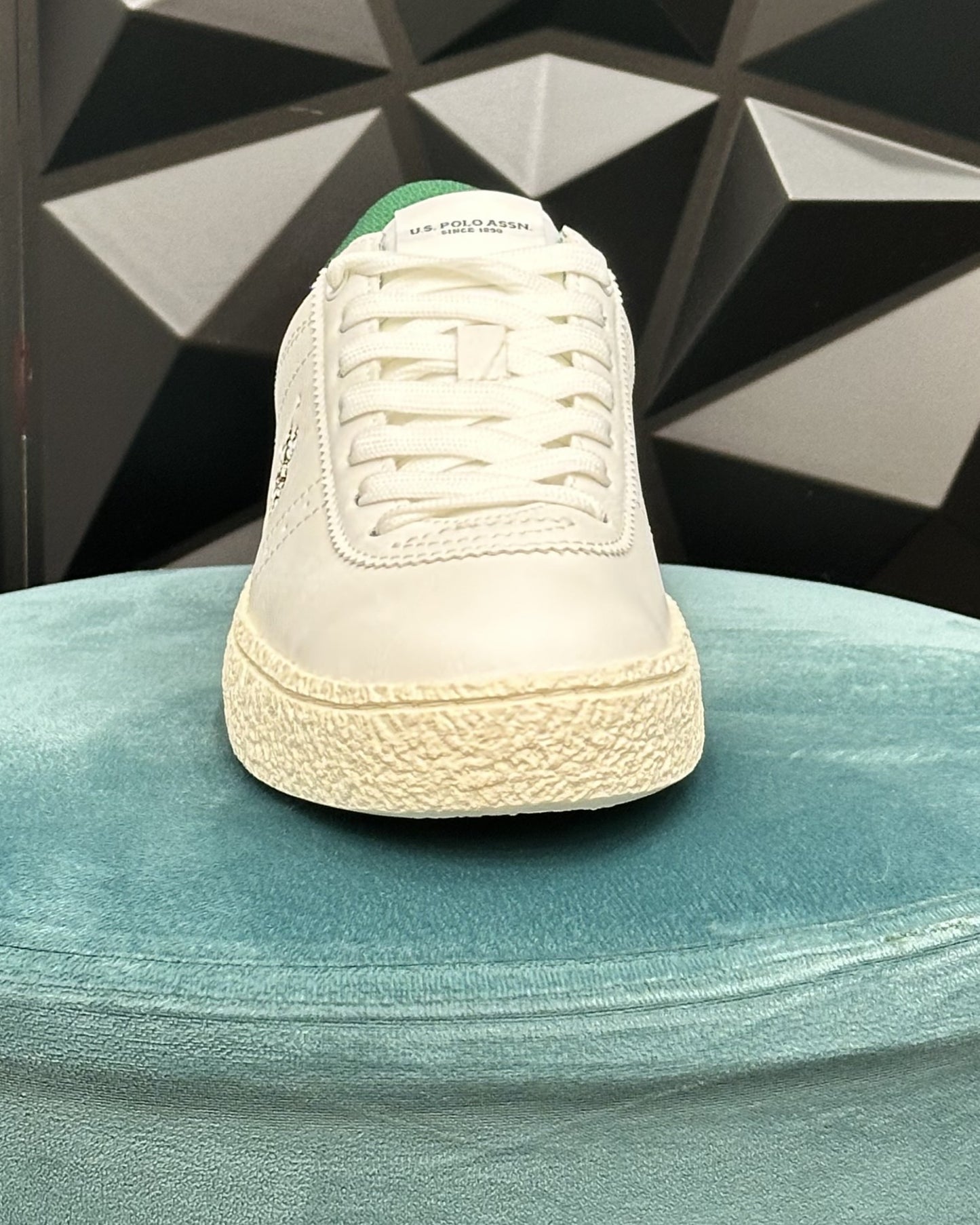 SCARPA JODIE 001 BIANCO/VERDE — US Polo Assn.