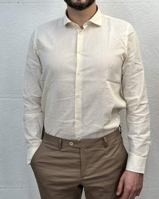 CAMICIA IN LINO CE1306H BEIGE