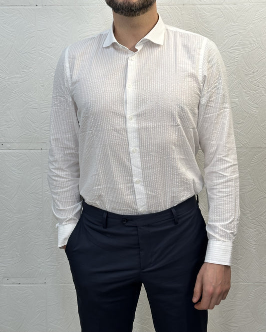 CAMICIA IN LINO CE1306H BIANCA