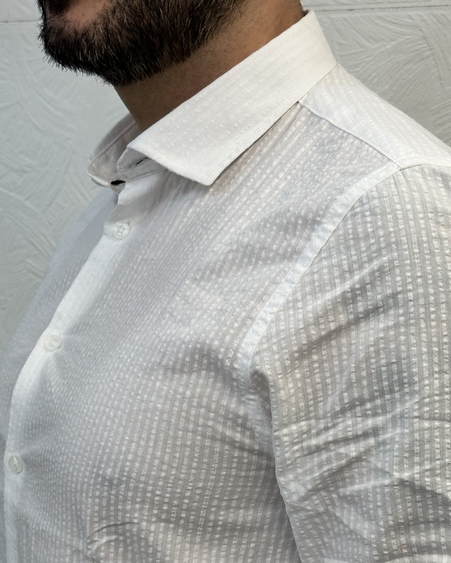 CAMICIA IN LINO CE1306H BIANCA