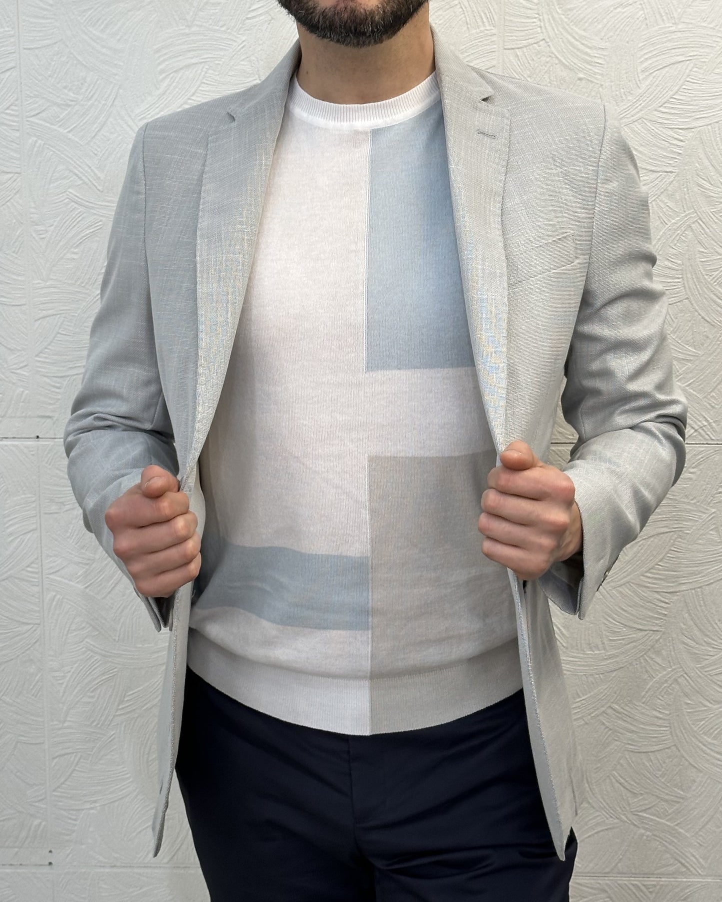 GIACCA SLIM " GG214 PP27 31" PERLA
