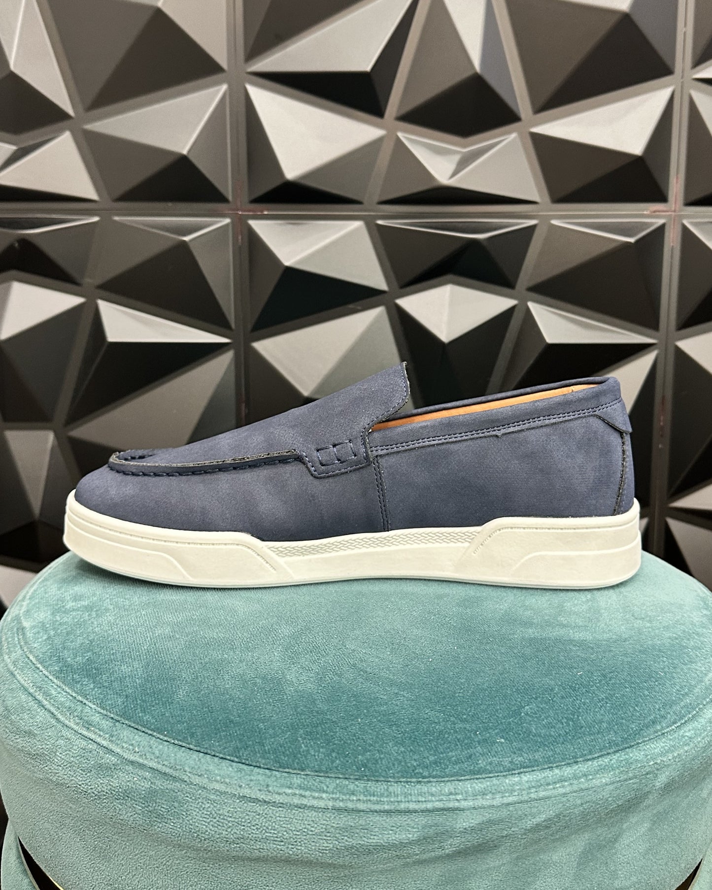SCARPA SLIPON ALONSO BLU