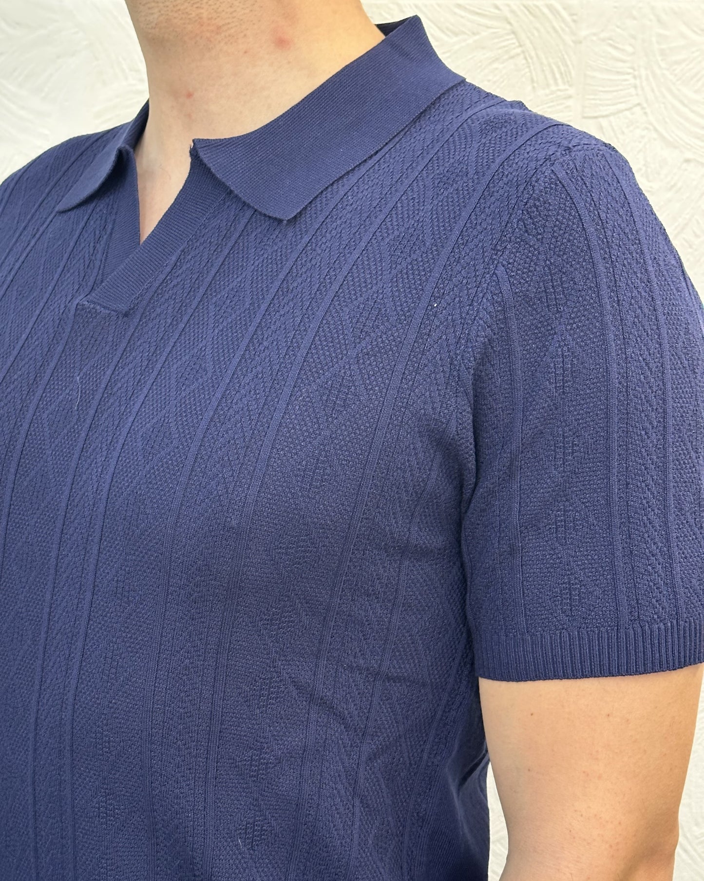 POLO M.CORTA 5672 BLU