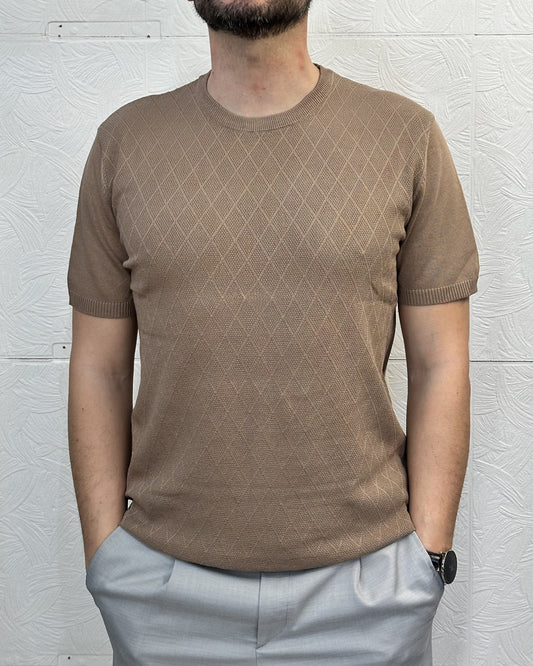 T-SHIRT M.CORTA MB 5679 SABBIA