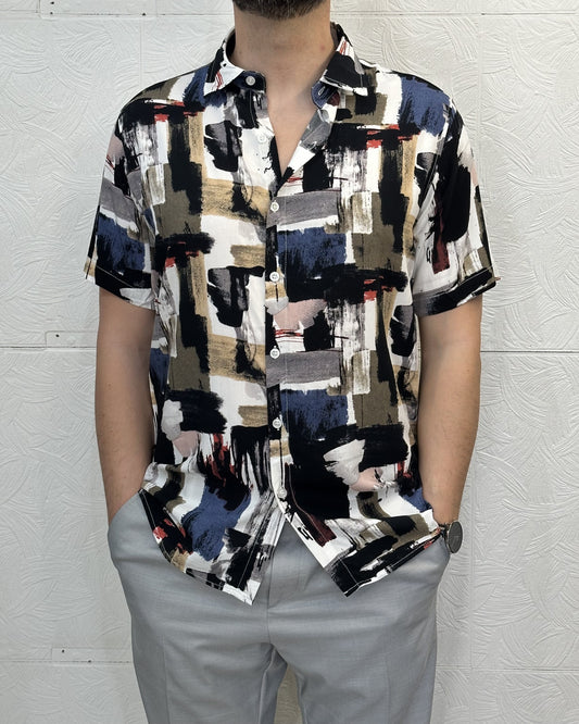 CAMICIA M.CORTA MB 5751 MULTICOLOR