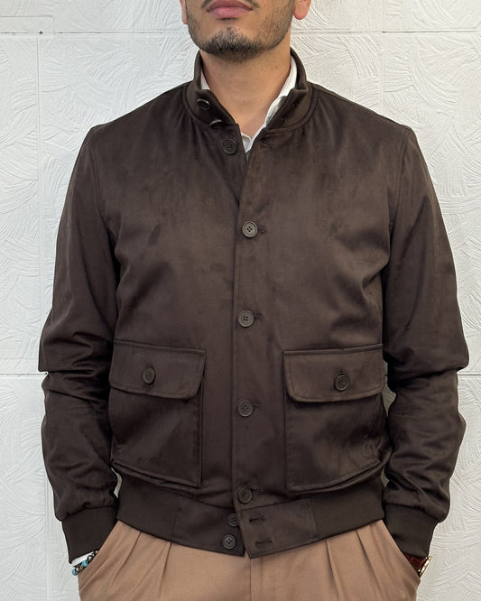 GIUBBOTTO BOMBER JM CALT BROWN