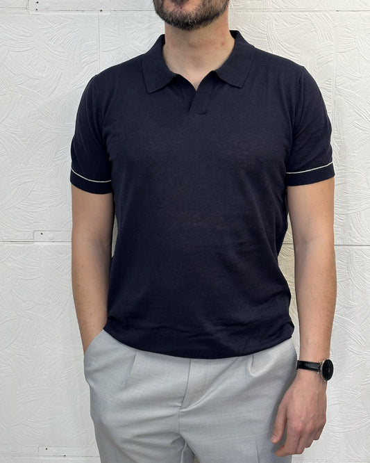 POLO M.CORTA " C770" CORDA BLU