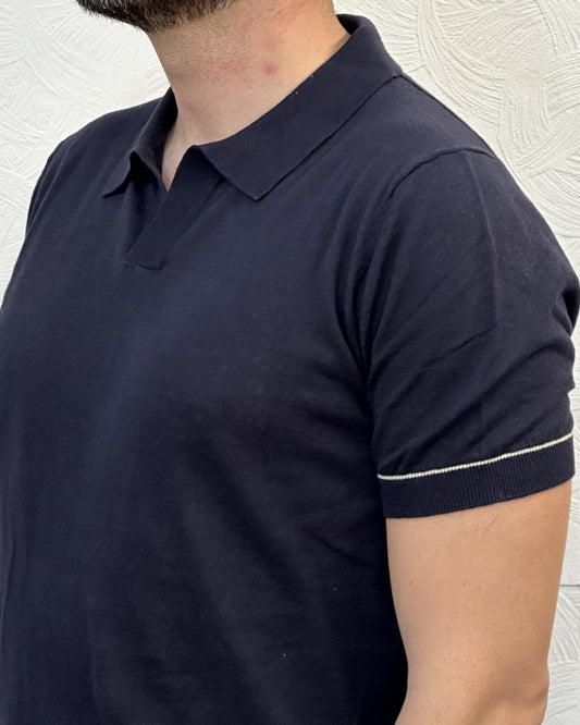 POLO M.CORTA " C770" CORDA BLU