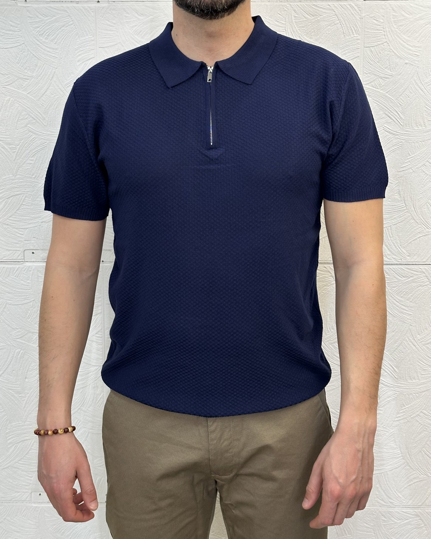 POLO M.CORTA MB 5681 BLU