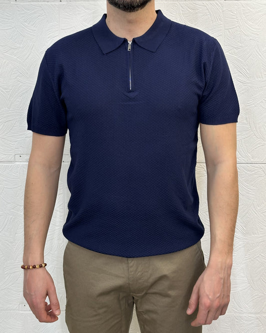 POLO M.CORTA MB 5681 BLU