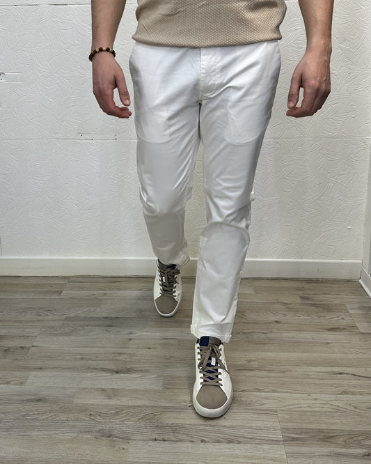 PANTALONE CHINO UGP 4551 BIANCO