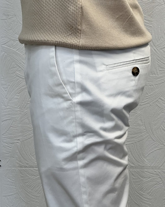 PANTALONE CHINO UGP 4551 BIANCO