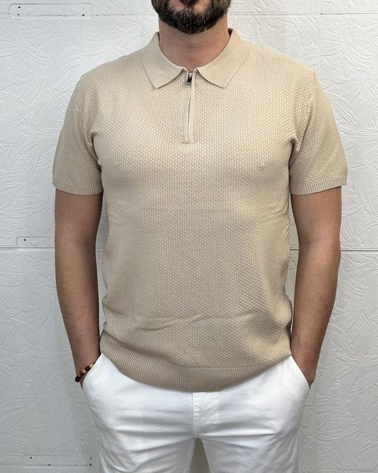 POLO M.CORTA MB 5681 SABBIA