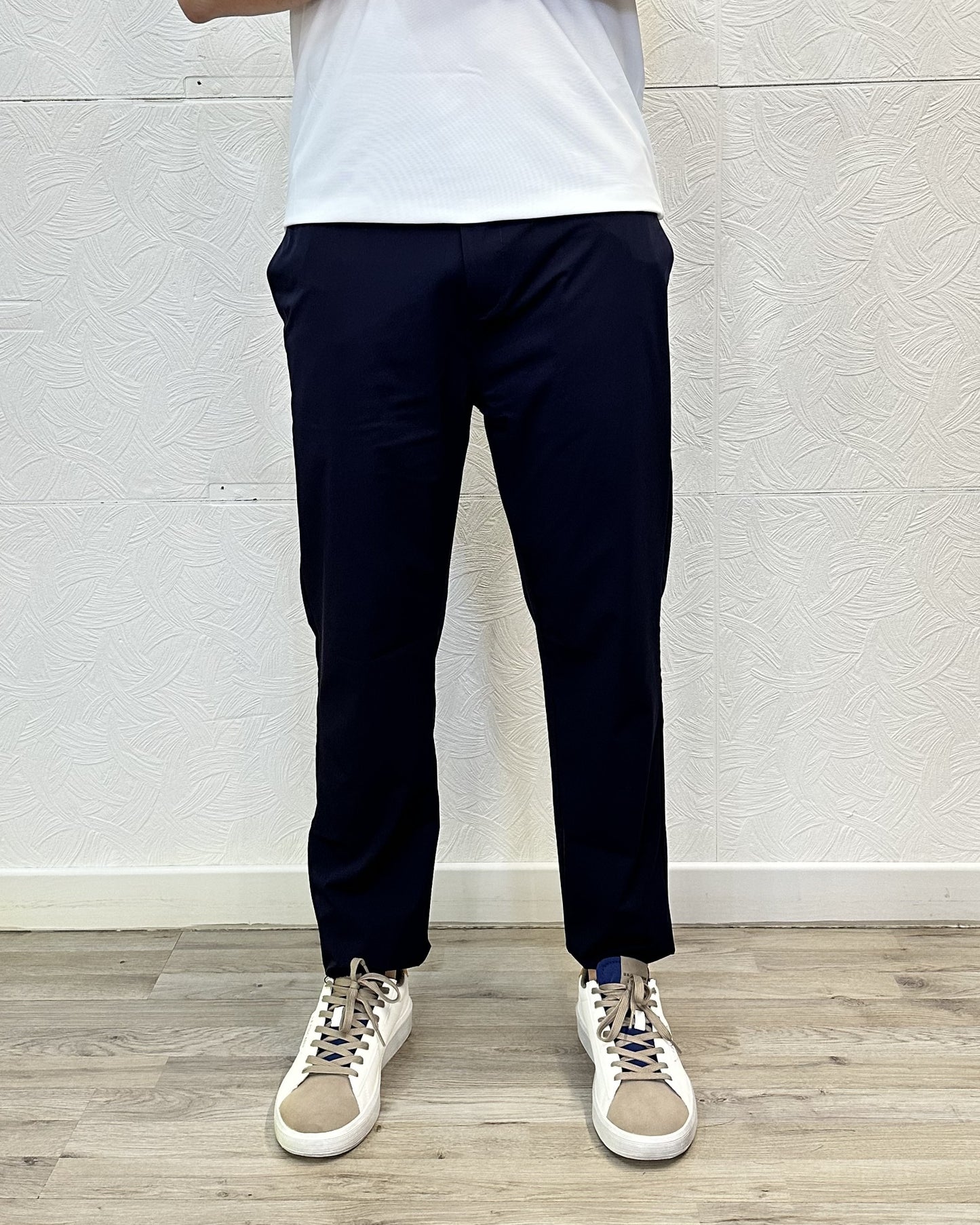 PANTALONE NO STIRO UGP 4554 BLU