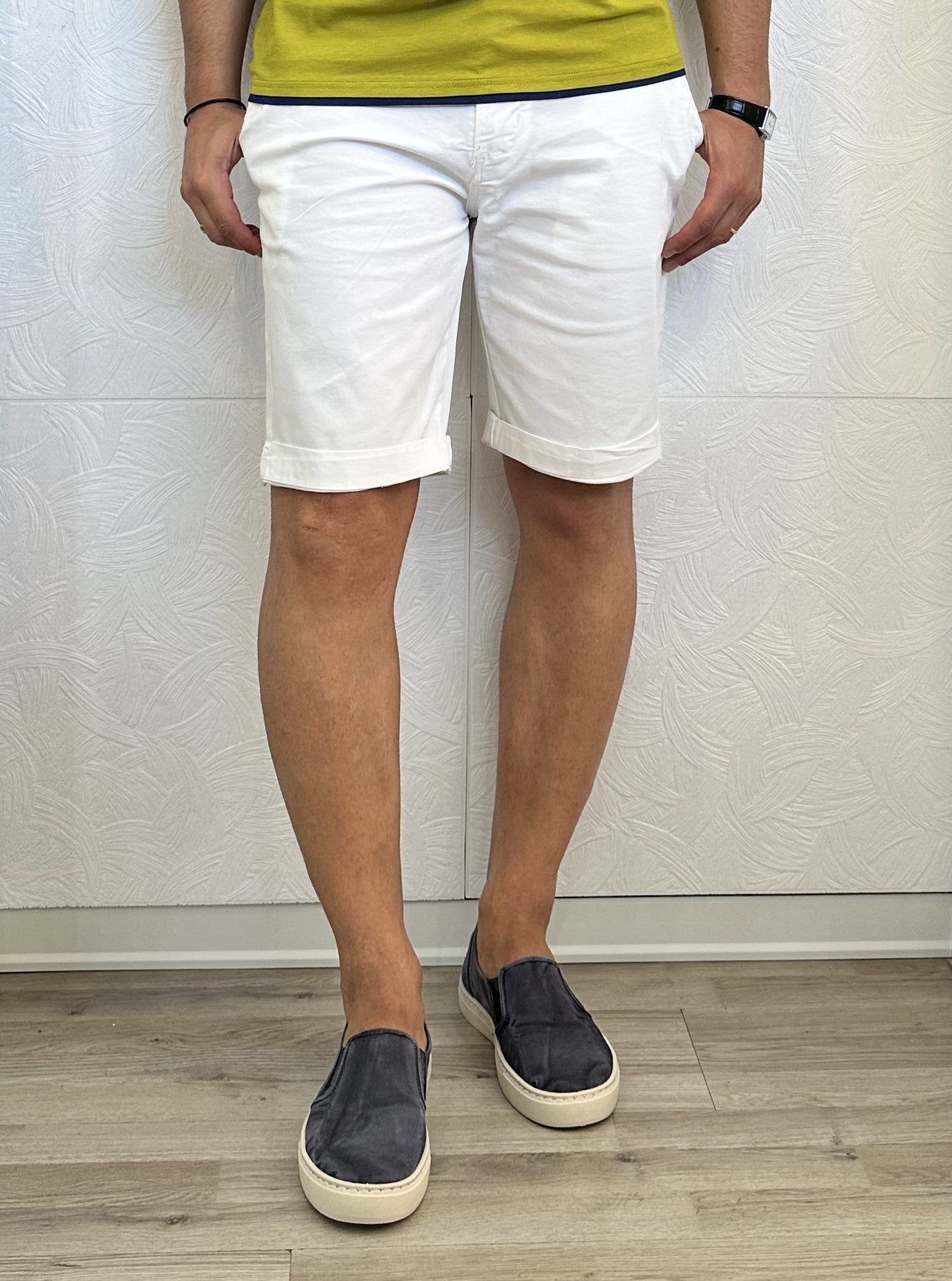 BERMUDA CHINO C524 BIANCO