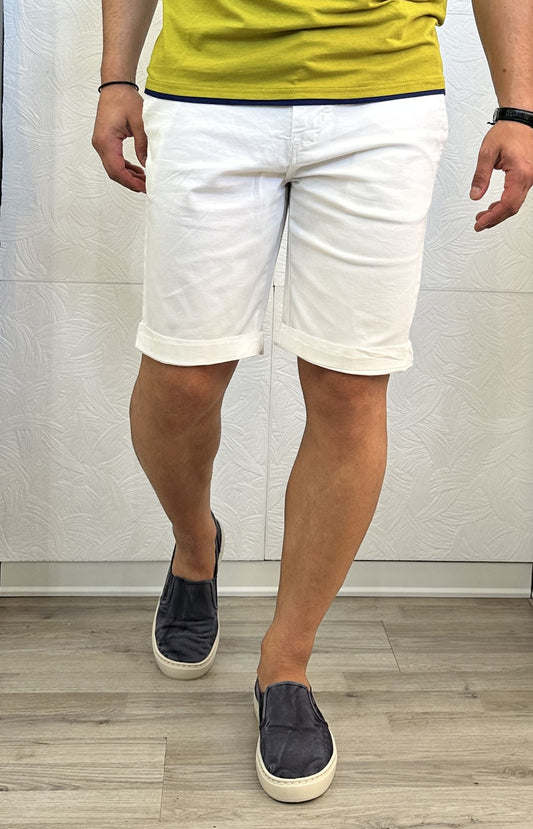 BERMUDA CHINO C524 BIANCO