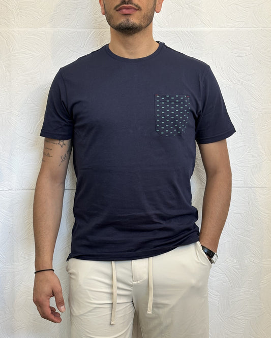 T-SHIRT M.CORTA " TM 3979" BLU