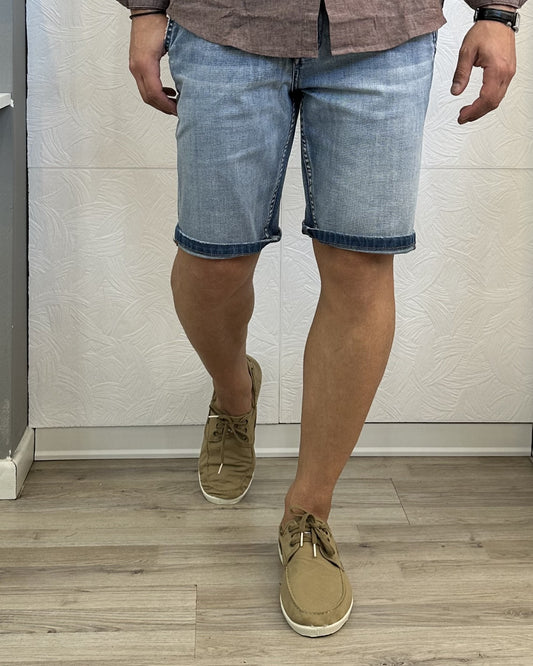 BERMUDA SLIM UGP 4706 DENIM