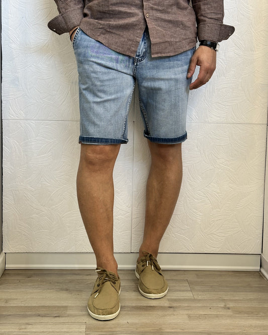 BERMUDA SLIM UGP 4706 DENIM