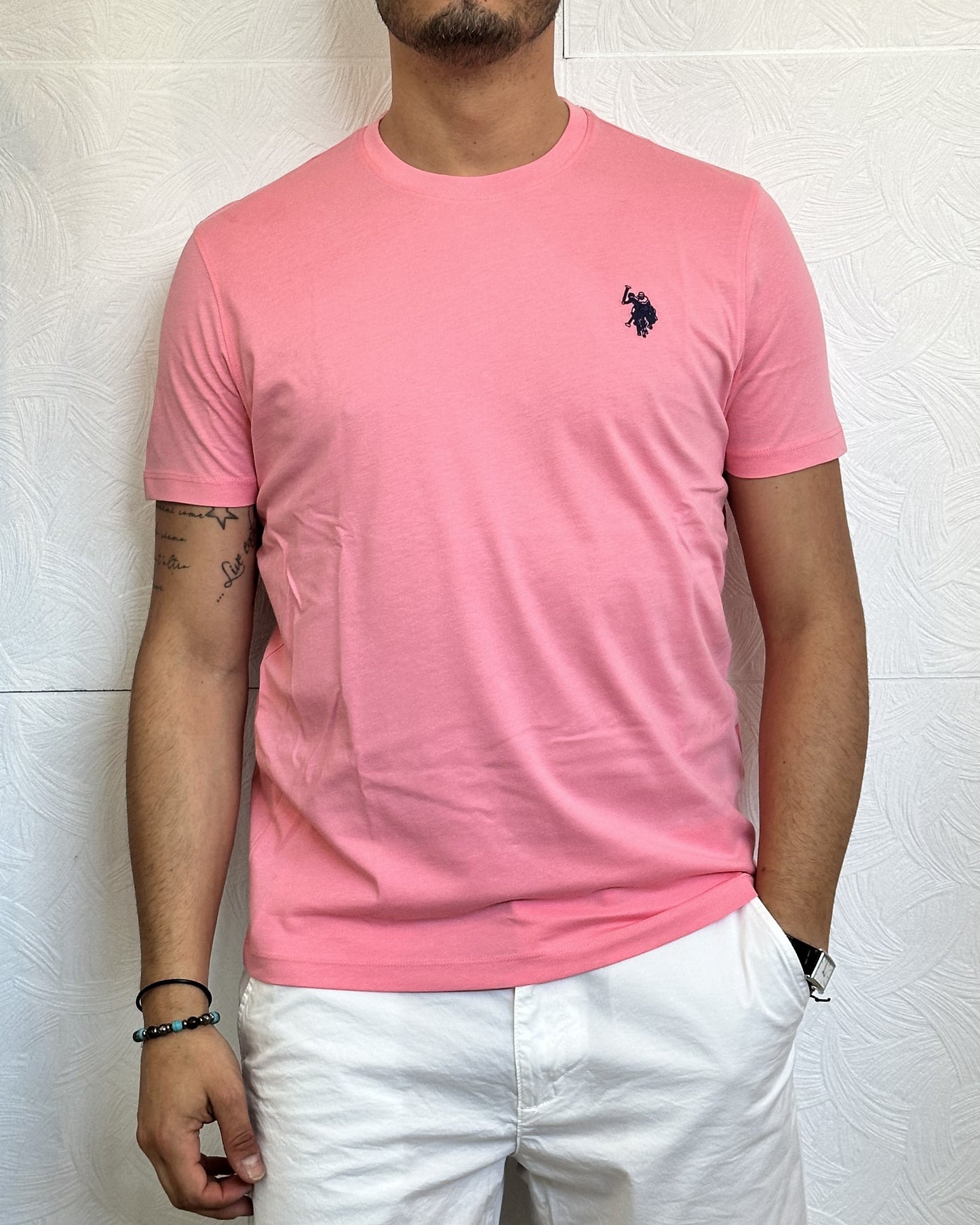 T-SHIRT M.CORTA " LUCA 43154" ROSA