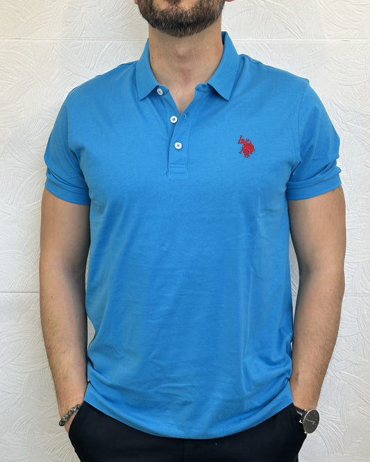 POLO M.CORTA "ARN 43197" CELESTE