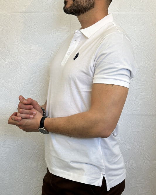 POLO M.CORTA "ARN 43197" BIANCA