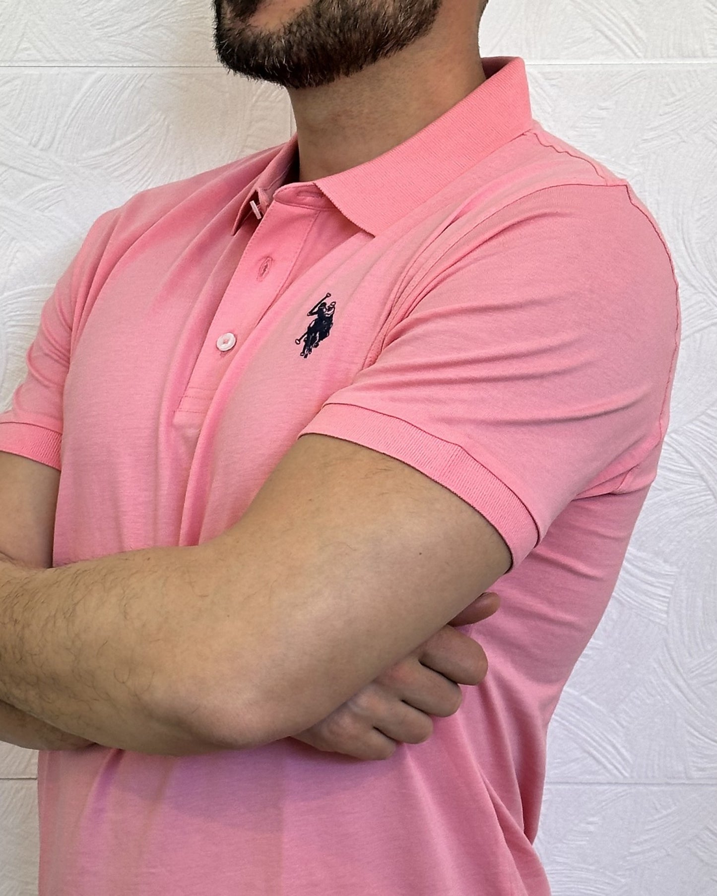 POLO M.CORTA "ARN 43197" ROSA