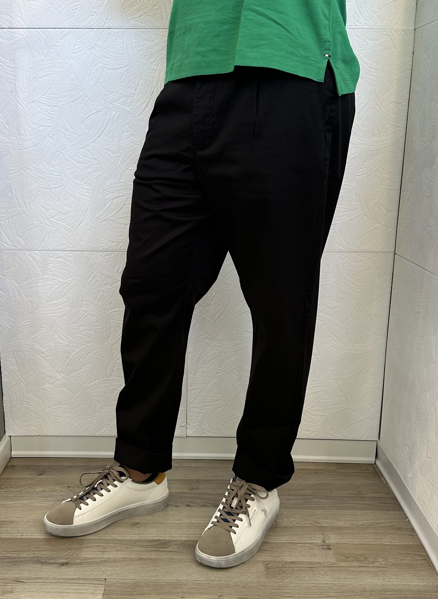 PANTALONE CHINO " PSE 1822H"  NERO