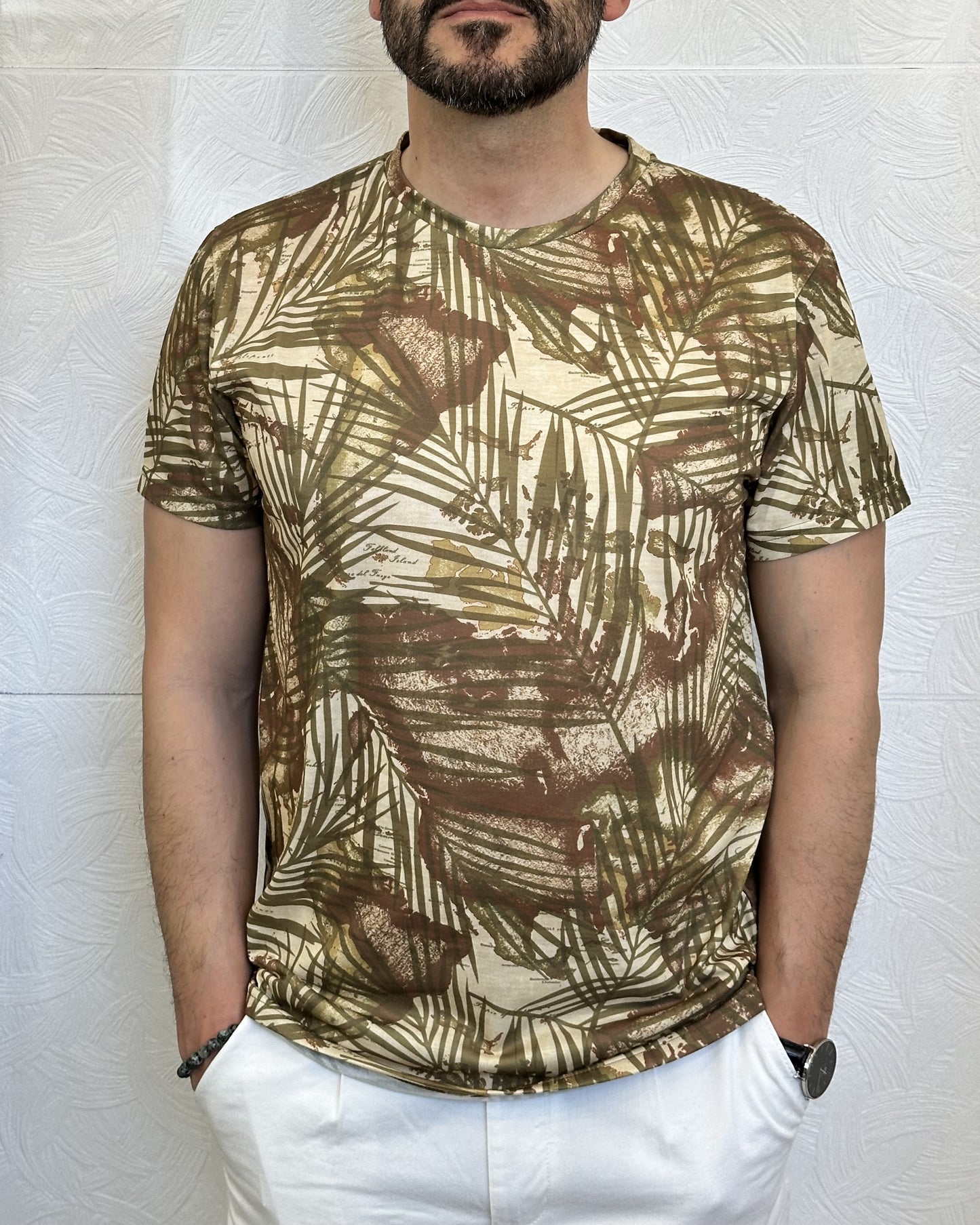 T-SHIRT M.CORTA T032 1763 JUNGLE GEO