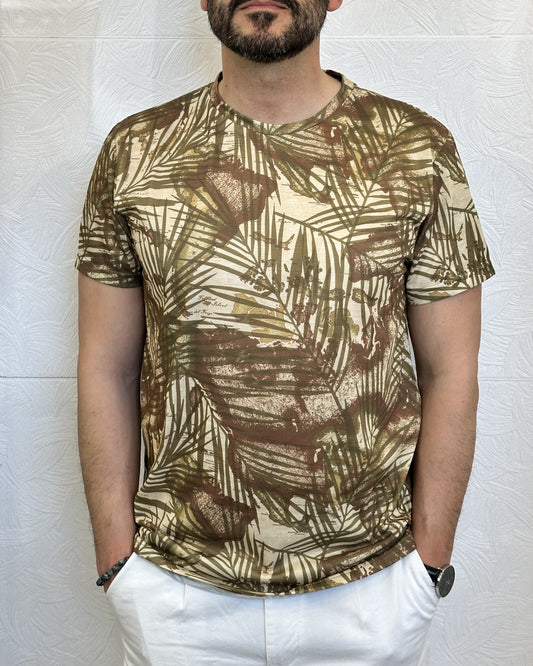 T-SHIRT M.CORTA T032 1763 JUNGLE GEO
