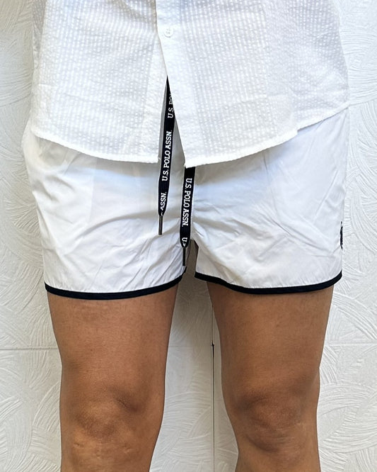 BOXER MARE  PALM 182017 BIANCO