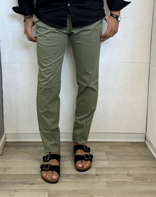 PANTALONE CHINO " P200 P210 62" SALVIA