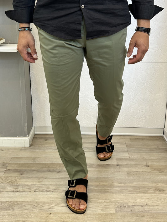 PANTALONE CHINO " P200 P210 62" SALVIA