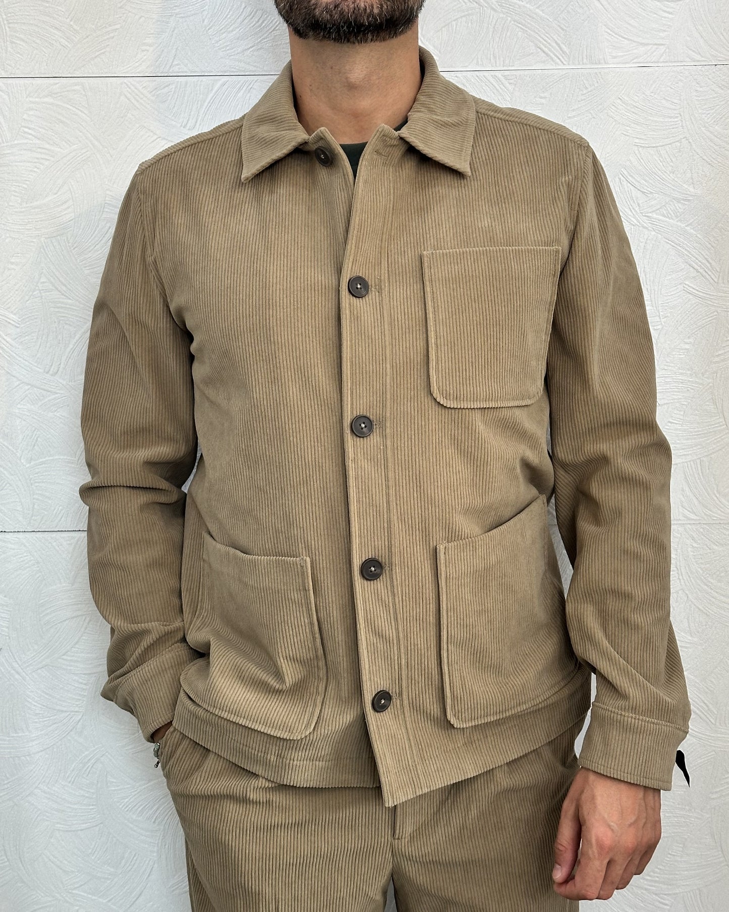 CAMICIONE " GBI 1667H" FANGO