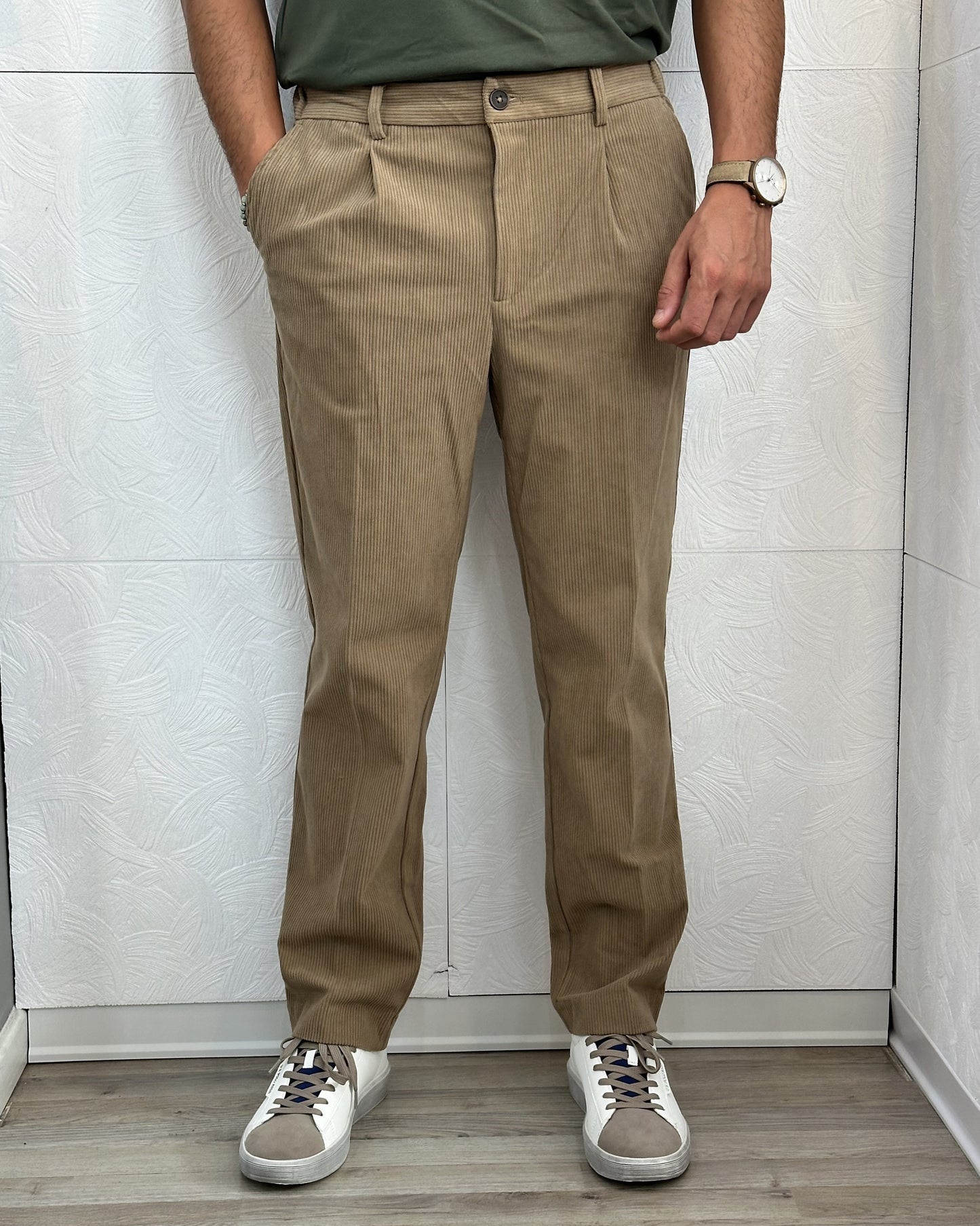 PANTALONE CHINO " PSI 1868H" FANGO