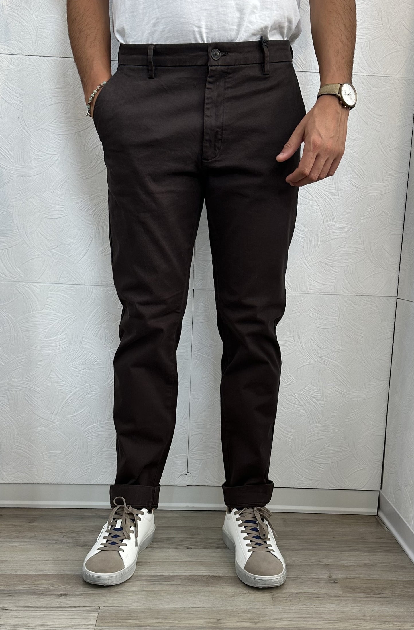 PANTALONE CHINO " PSI 1869H" MORO