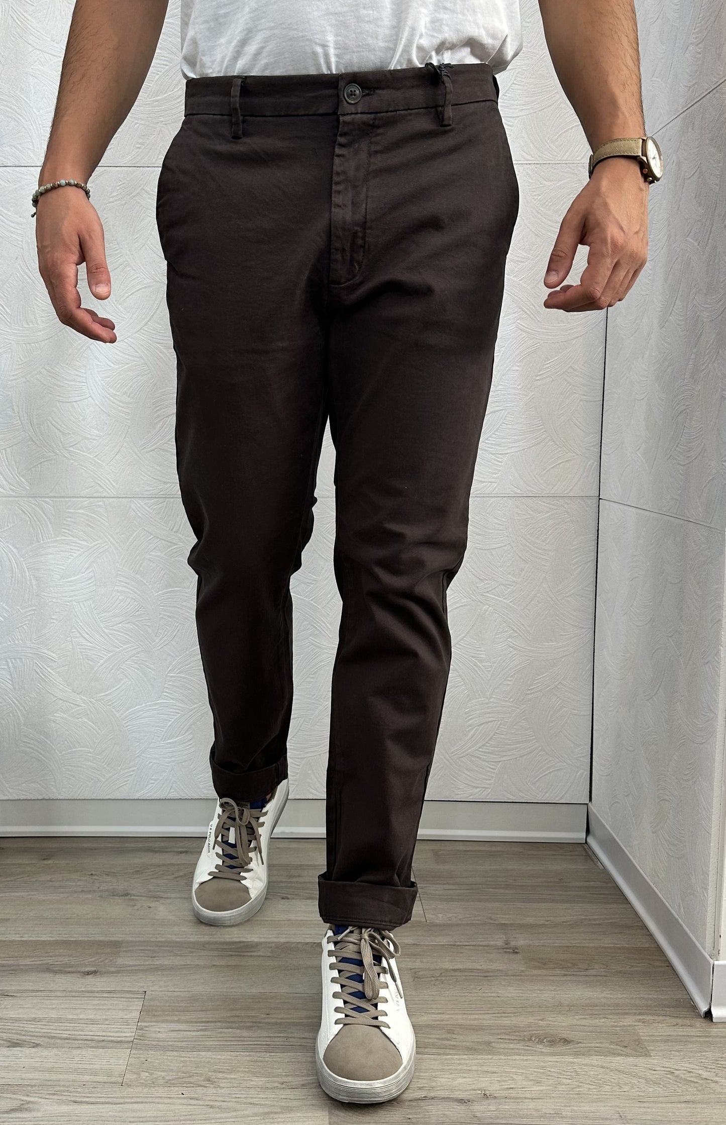 PANTALONE CHINO " PSI 1869H" MORO