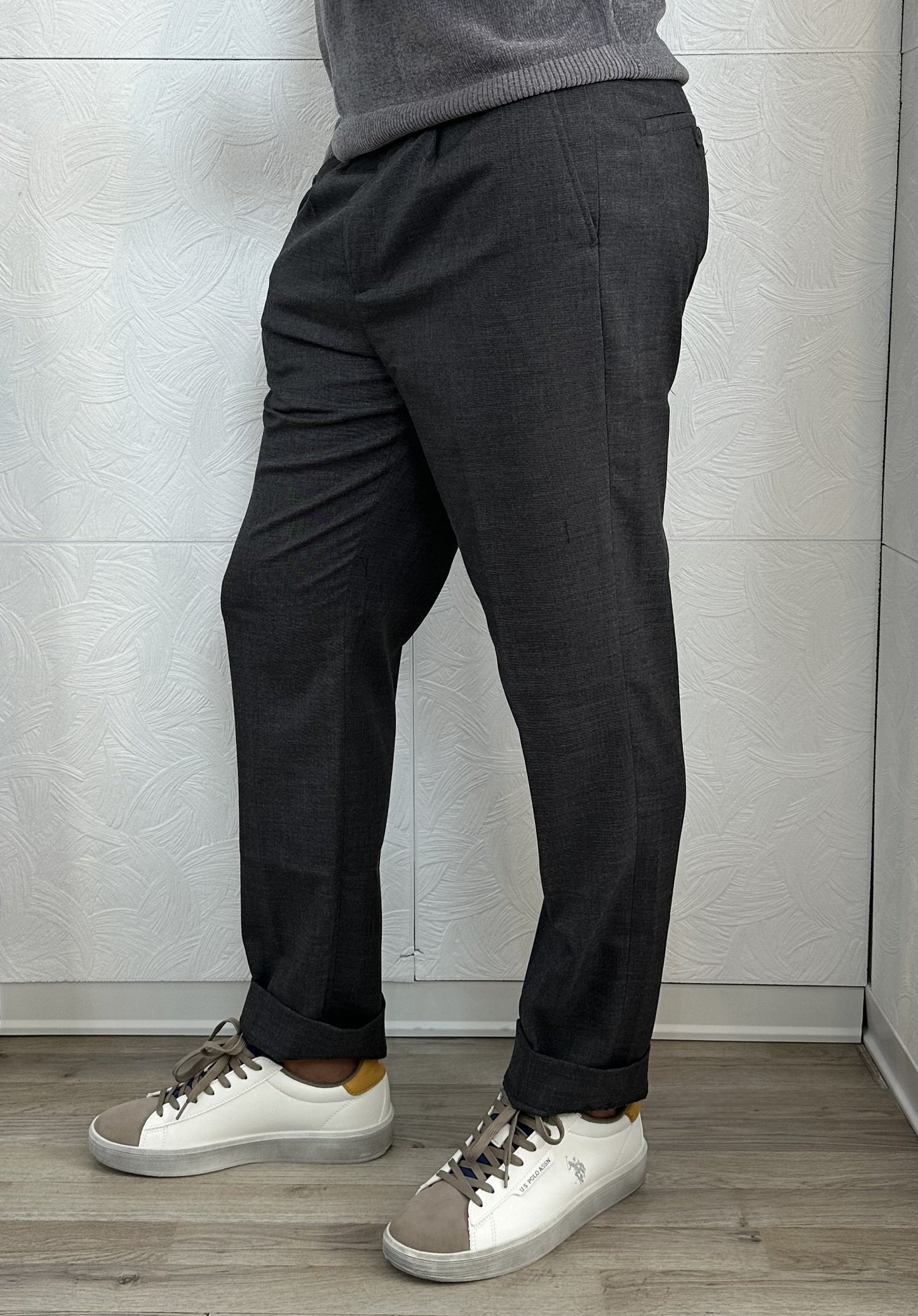 PANTALONE CHINO " PSI 1863H" GRIGIO