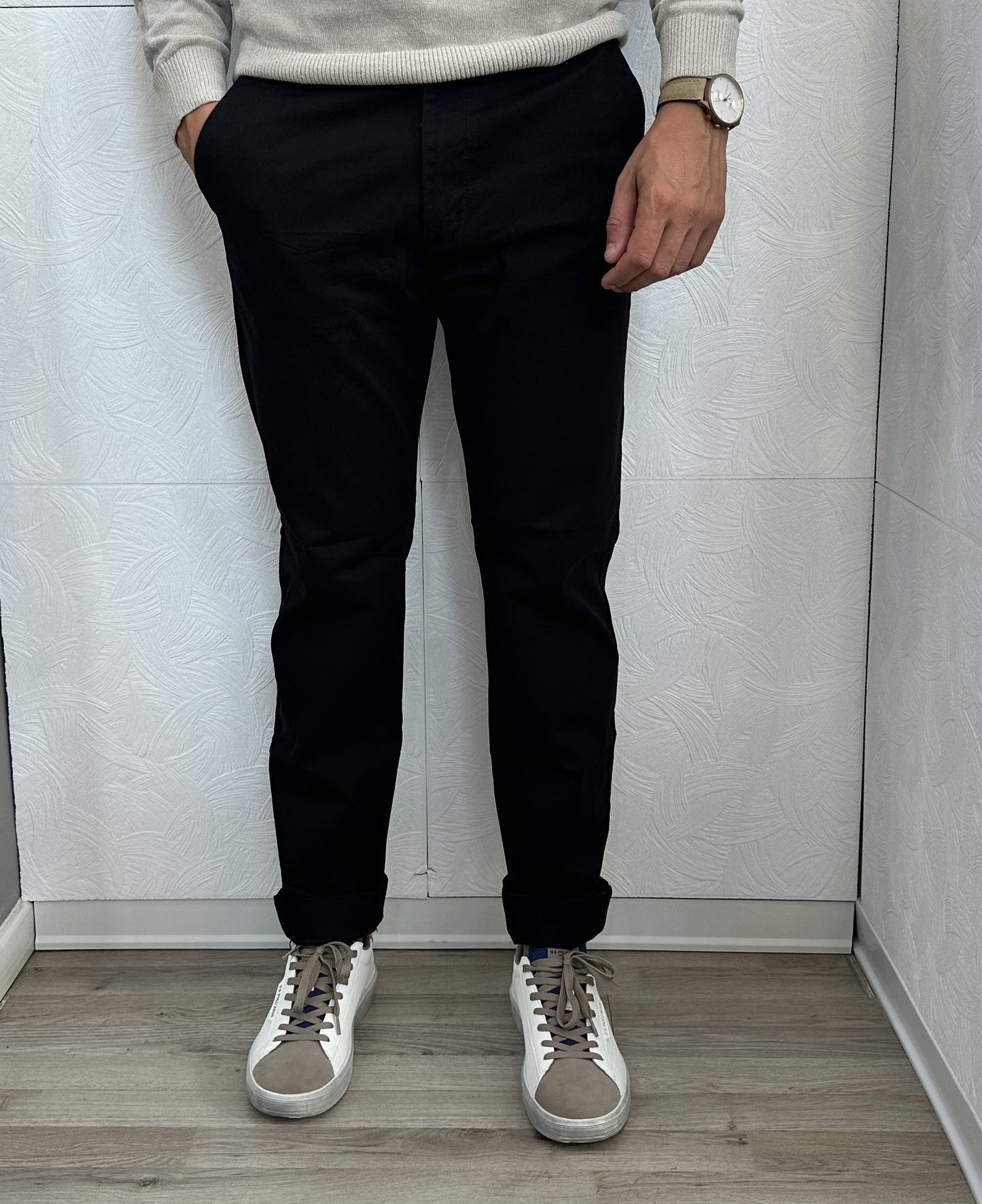 PANTALONE CHINO " PSI 1869H" NERO