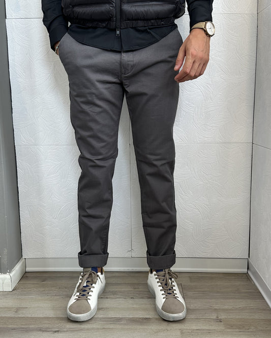 PANTALONE CHINO " PSI 1869H" GRIGIO