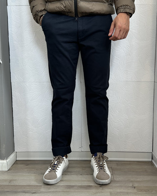 PANTALONE CHINO " PSI 1869H" BLU