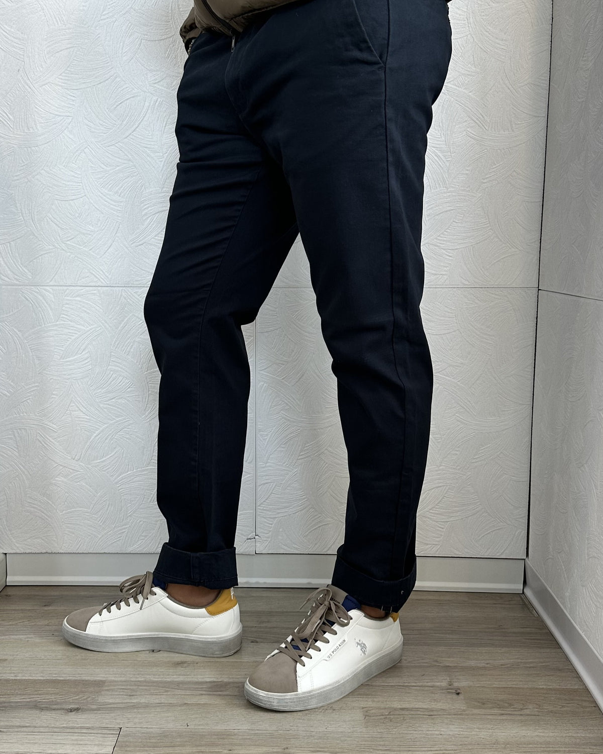 PANTALONE CHINO " PSI 1869H" BLU