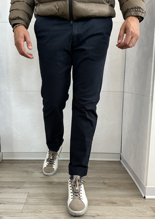 PANTALONE CHINO " PSI 1869H" BLU