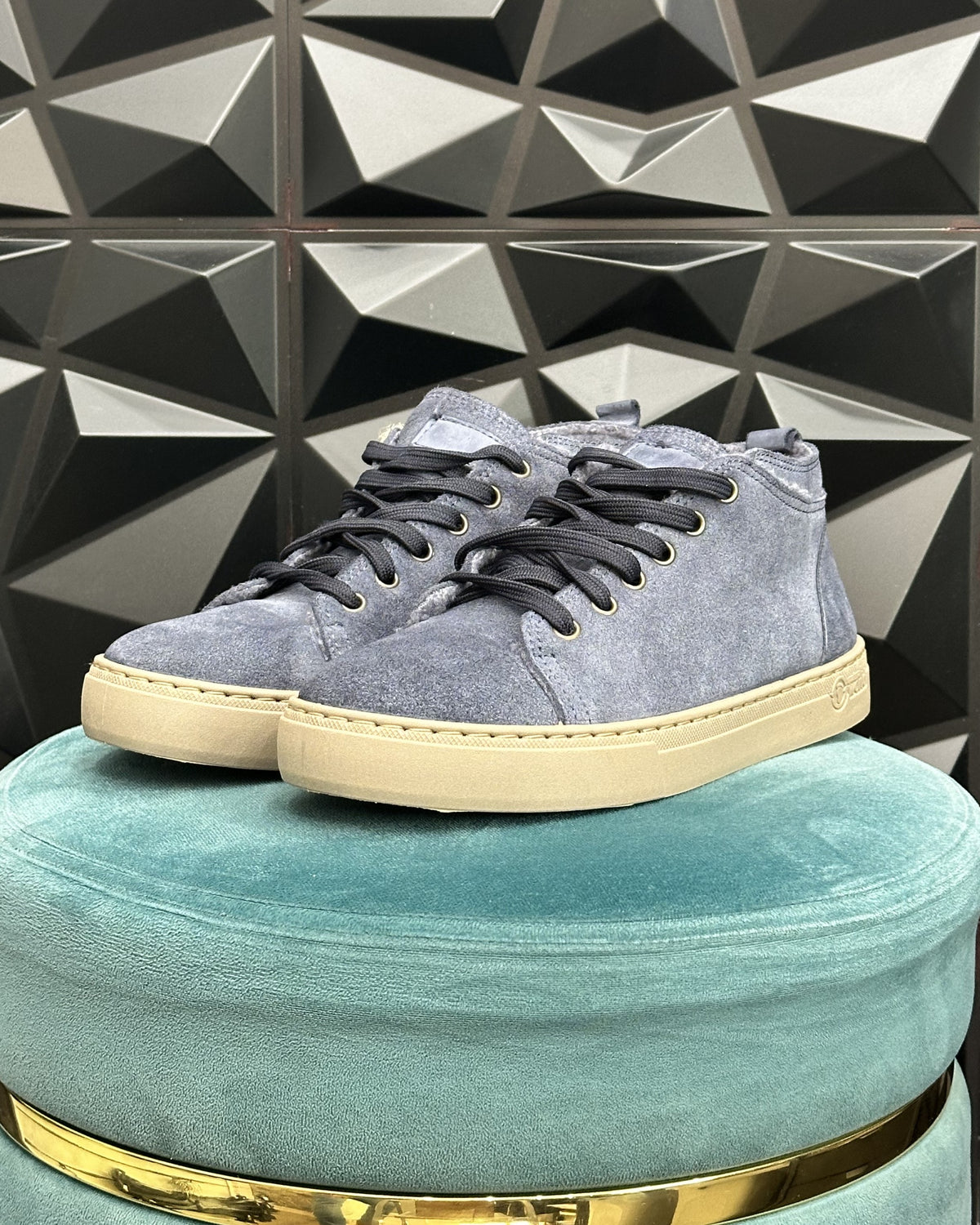 SCARPA POLACCHINA " 6721" BLU MARINO