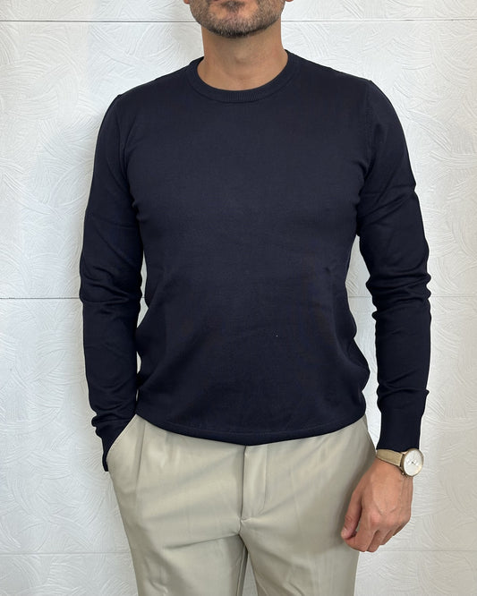 MAGLIA GIROCOLLO " UGF 4000" BLU