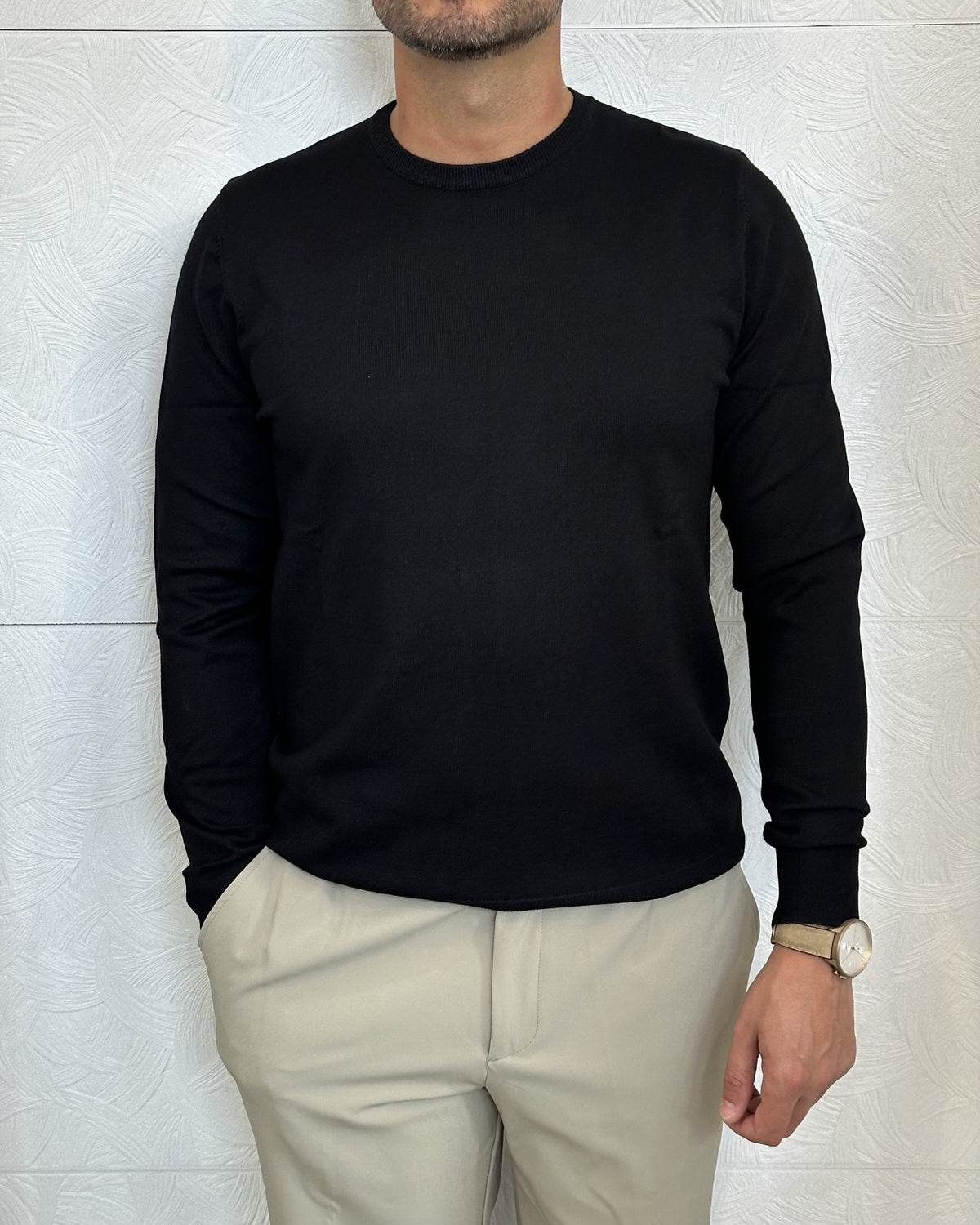 MAGLIA GIROCOLLO " UGF 4000" NERO