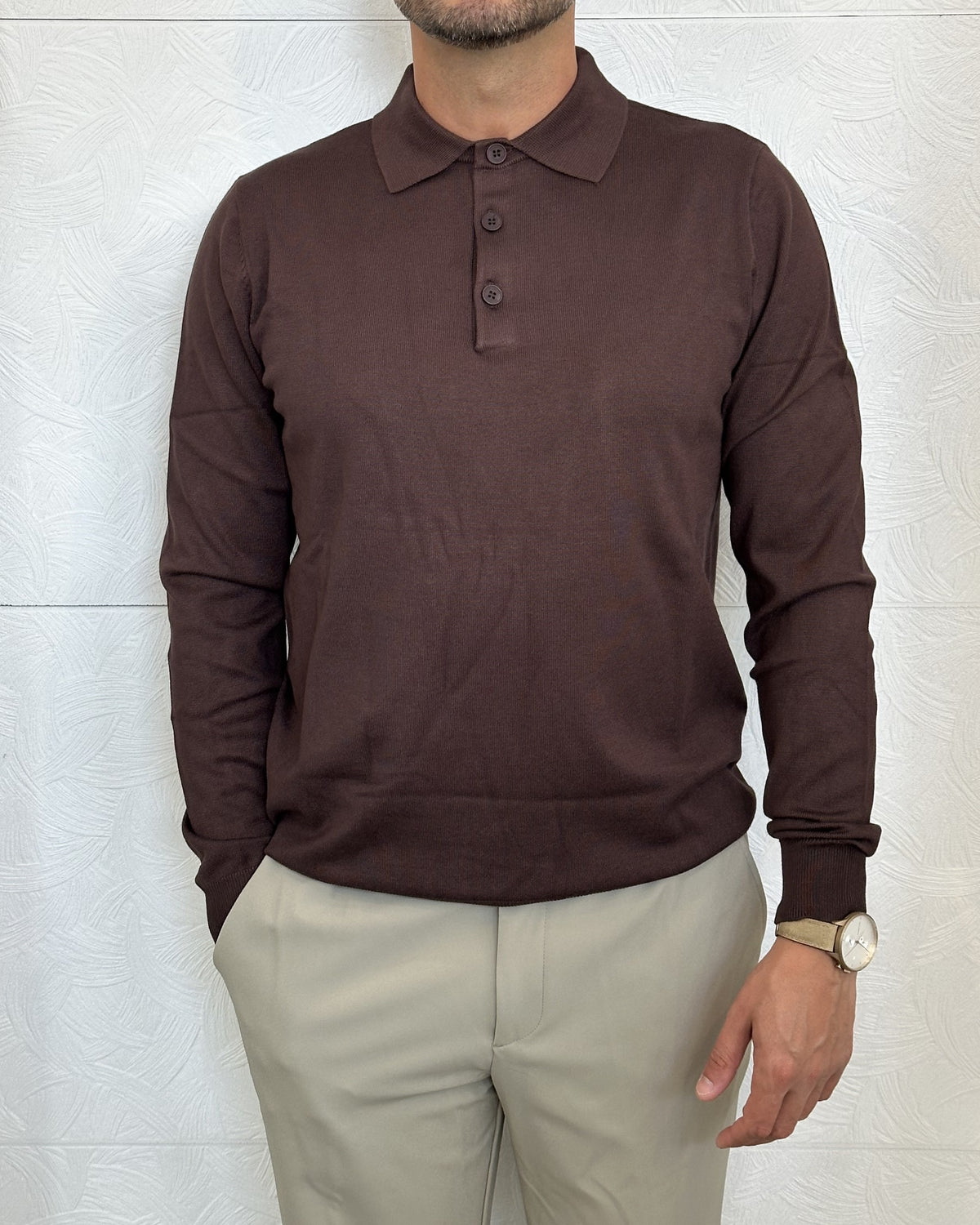 POLO M.LUNGA " UGF 4004" MORO