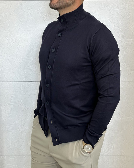 CARDIGAN LUPETTO " UGF 4007" BLU