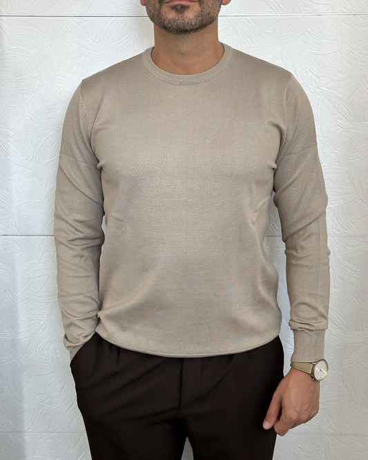 MAGLIA GIROCOLLO " UGF 4000" BEIGE